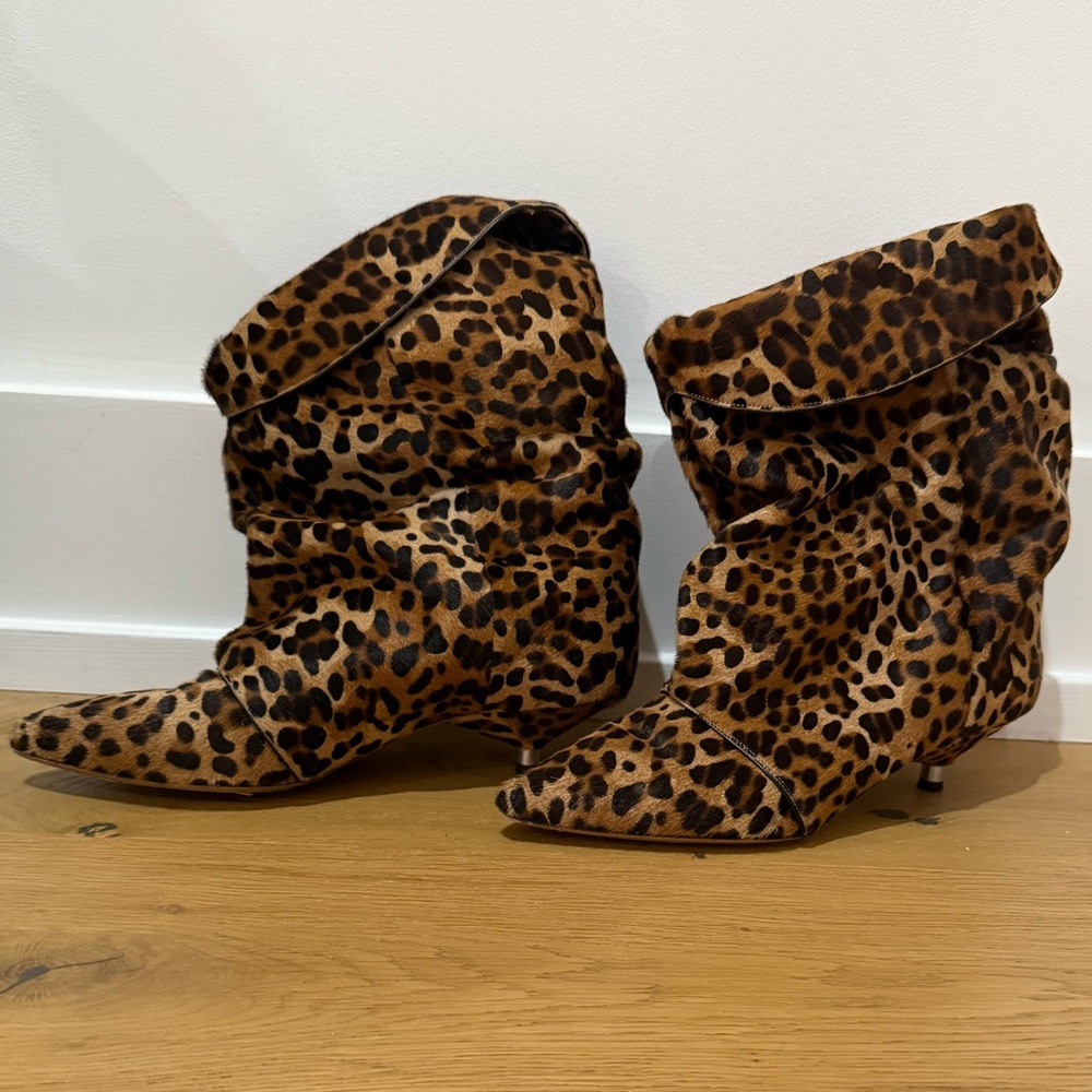 Isabel Marant Erik Leopard Print Bootie Size 39 Great condition - Picture 7 of 9